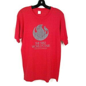 1982 Worlds Fair T Shirt Mens M Vintage 80s Knoxville Tennessee Single Stitch
